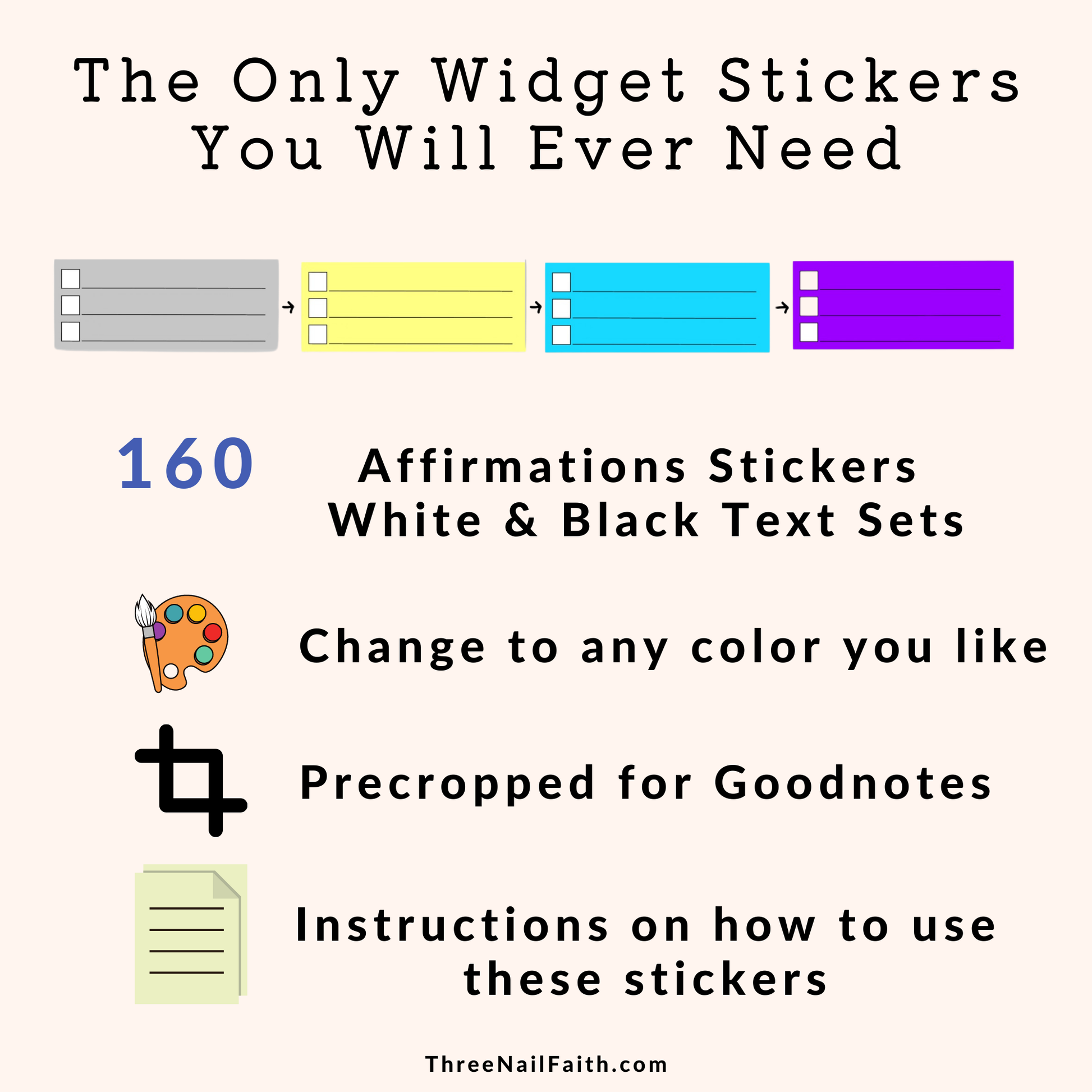 how to use color changing digital stickers