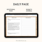 Daily page of Father God 30 Day Devotional Digital Journal