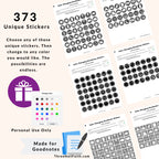 Color Changing Digital Sticker - Icons