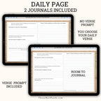 daily devotionalJournaling with Jesus 30 Day Digital Journal daily page