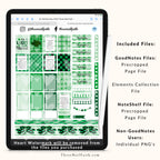 Christian Faith Digital sticker set on the theme st. patrick's day