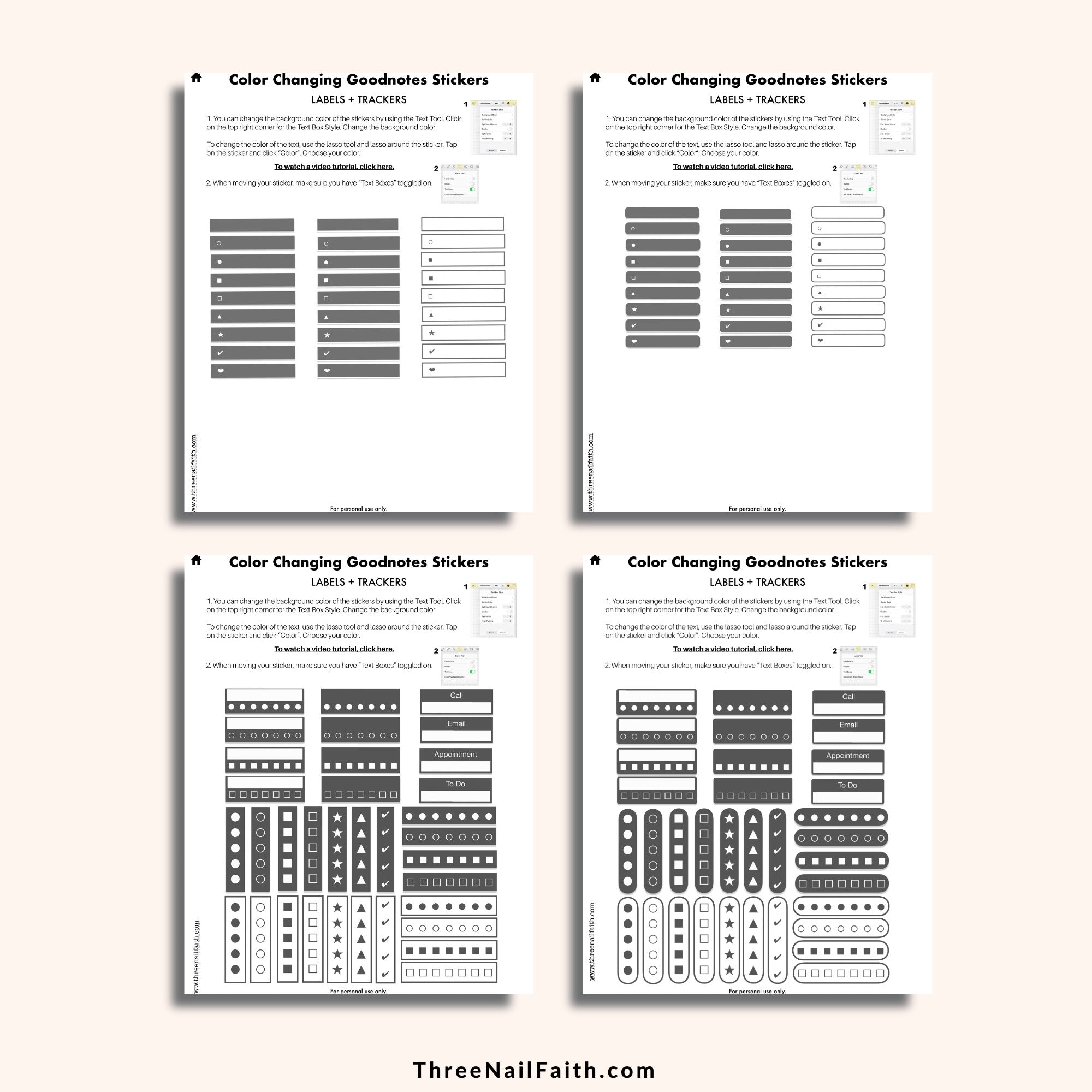 Color Changing Digital Sticker - Labels and Trackers