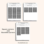 Color Changing Digital Sticker - Words and Word Boxes