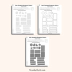 Color Changing Digital Sticker - Shapes