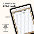 7 Day Scripture Memory Verse Digital Journal, Isaiah 53:5 He Stood in My Place journaling page