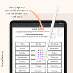 directions on how to use color changing digital stickers 