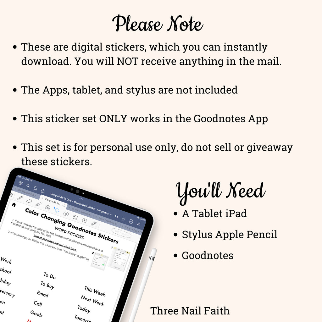 What you will need to use this product